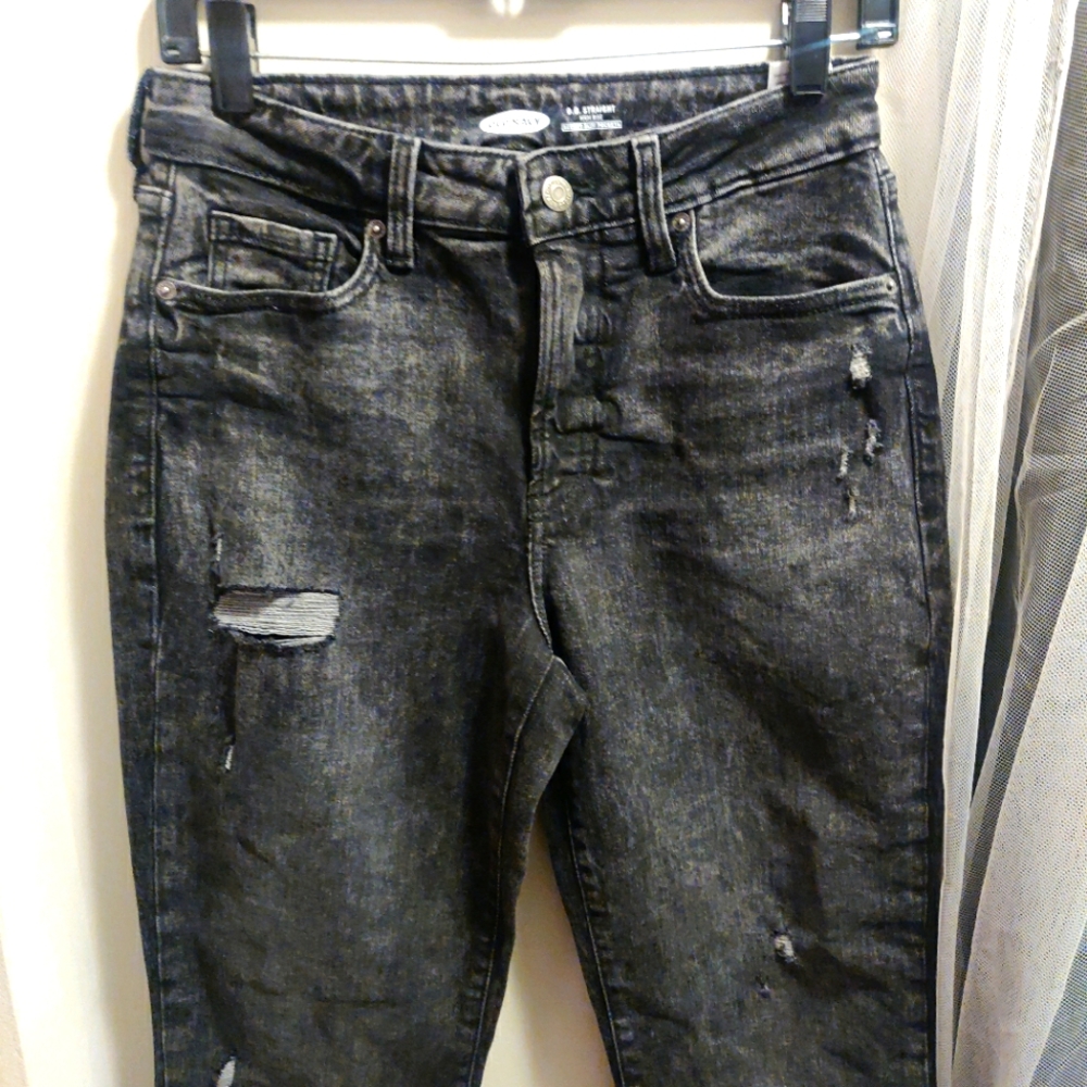 Distressed O.G. High Rise Jeans - Picture 3 of 7